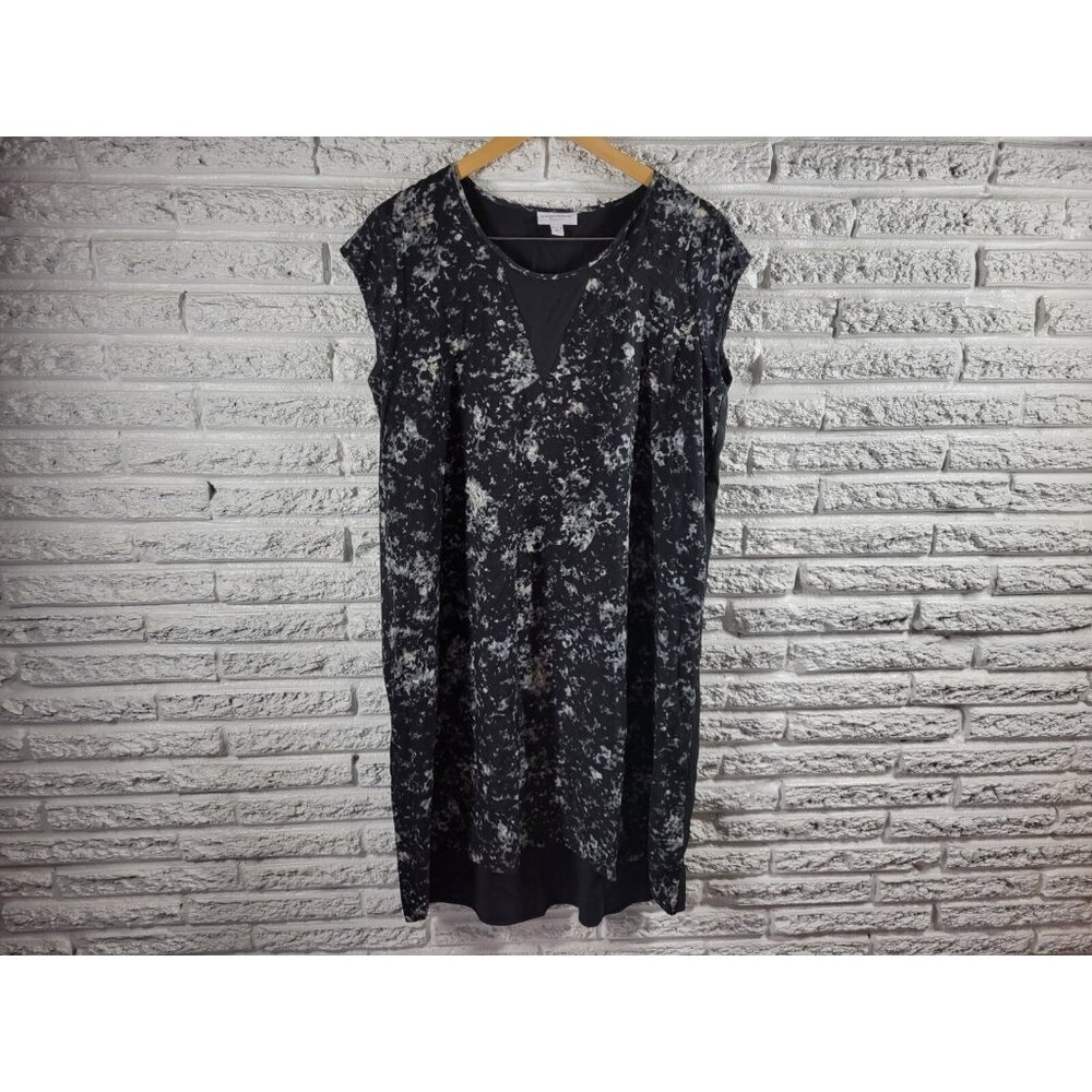 Liz Lange Maternity Womens Dress XL Shift Sleeveless Asymmetric Black TIE38XE